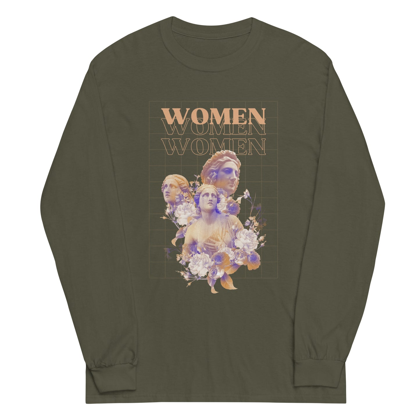 Women Vintage Long Sleeve Tee