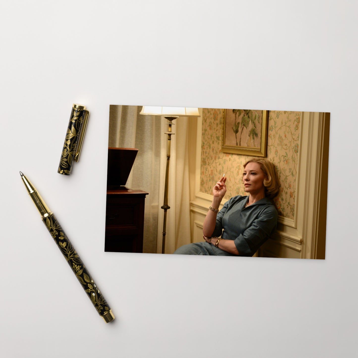 Carol Smoking Postcard