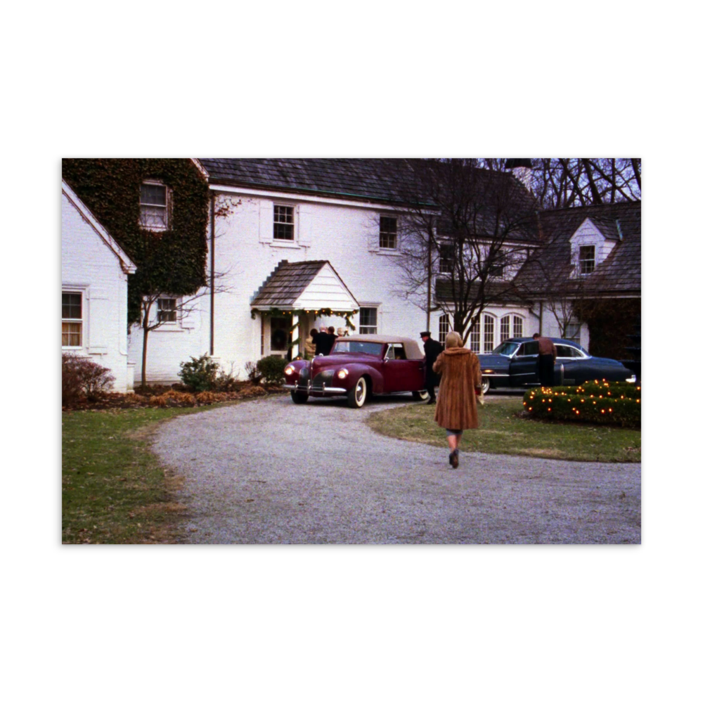 Carol Going to the Party Postcard