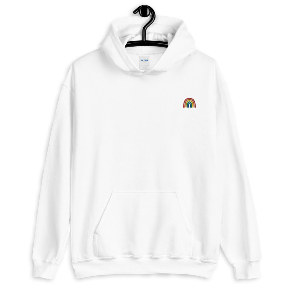 Rainbow Embroidered Hoodie