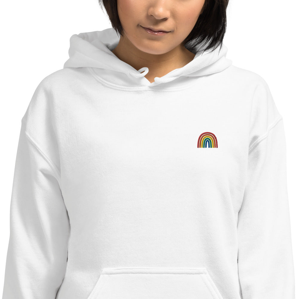 Rainbow Embroidered Hoodie