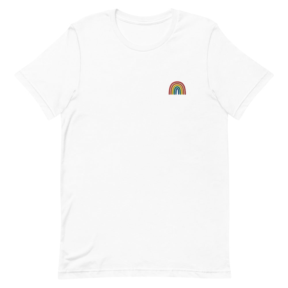 Rainbow Embroidered T-Shirt