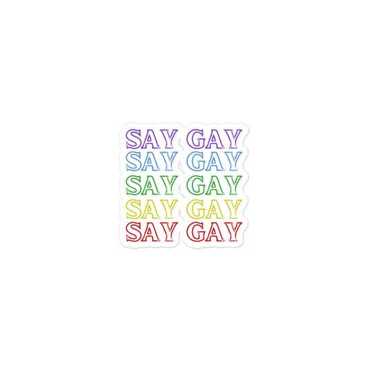 Say Gay Stickers